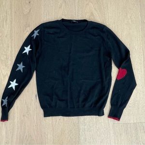 Fate heart sleeve sweater size m